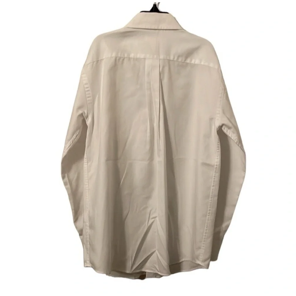 Cat & Jack Boy's White Button Up‎ Long Sleeve Shirt Size M (8/10)